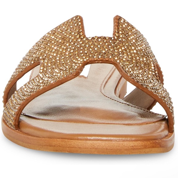 NWT Steve Madden Hadyn Bronze Rhinestone Size 10 - Picture 5 of 7